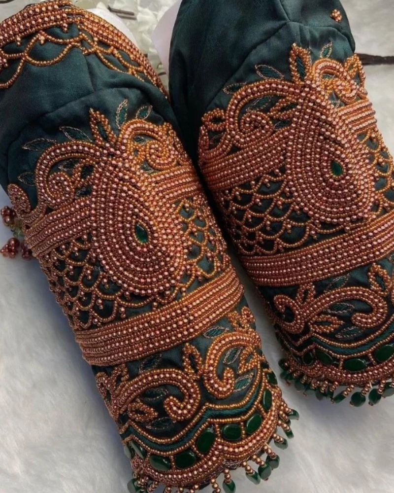 Bridal Design Aari work - Srinithi Creatives